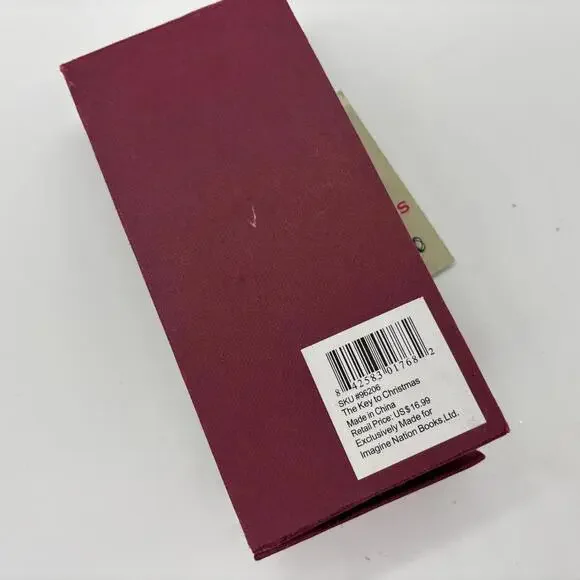 Christmas Tree Gods Key Ornament Big KEY Don’t Forget God Saying Original Box - Picture 4 of 5